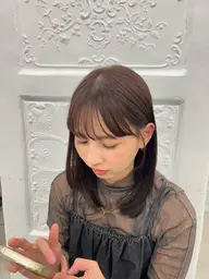 ご新規様限定🔰似合わせカット➕艶髪カラー(白髪染め可🙆‍♀️)➕地毛風縮毛矯正💫➕marbb🫧 ͛.*