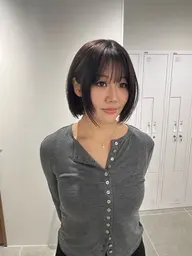 〖ご新規様限定〗🌷似合わせボブカット+ダメージレスカラー+ケラチン配合まとまるトリートメント🌷