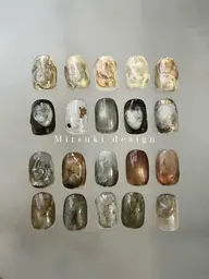 【平日来店限定‼️サンプルメニュー🌟】約40種類から選べるサンプルデザイン🧚‍♀️オフ込み🌱