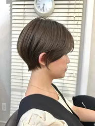 【🌟ブリーチ無し🌟】カット＋ブリーチ無しダブルカラー＋トリートメント［ブリーチ無し/暖色］