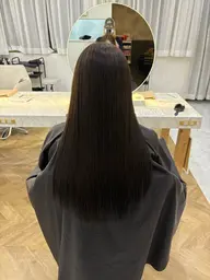 【自然な仕上がり】　縮毛矯正＋1stepトリートメント　21600→14600