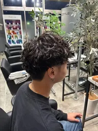 カット＋デザインパーマ(男女問わず)