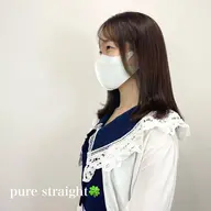 最新縮毛矯正HITAストレート＆似合わせカットデザイン【ナチュラルな艶々感✖︎サラサラストレートになります✨】