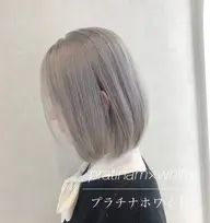 【ダメージ気になる方】ダブルカラー（ケアブリーチ）＋トリートメント¥13000