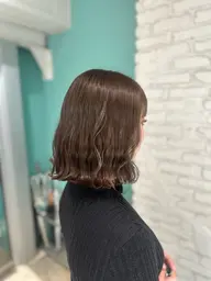 ブリーチなしダブルカラー+極潤トリートメント🤎