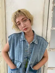 【🧡ブリーチでイメチェン🧡】カット＋ケアブリーチ(Wカラー/インナーカラー/ケアブリーチ)