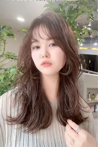 🫧全体ケアカラー(リタッチカラー変更可能)+前髪cut