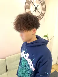 【ミニモ学割🌷メンズ】 U24⭐️カット+パーマ/波巻き/ツイスパ (次回40% OFF クーポン 付き )🌷