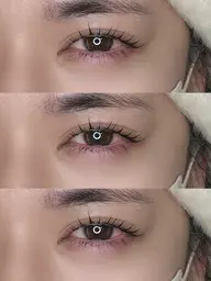 ミニモ限定価格‼️束感まつ毛パーマ上下👀🩵+コーティング剤付き✨