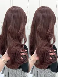 【🤍艶カラー🤍】カット+イルミナカラー✨高保湿2stepトリートメント➕コテ巻き付💞 ¥16720