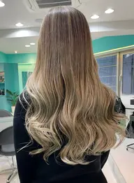 【モデルメニュー】バレイヤージュカラー