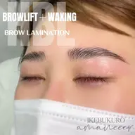 初回HBLハリウッドブロウリフト（アイブロウ・眉毛パーマ＋ワックス脱毛）