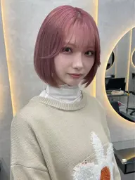 ダメージケアブリーチダブルカラー＋トリートメント＋カット🌈✨💇🫧