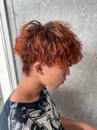 《🌐メンズ限定🌐》カット＋パーマ＋ワンカラー＋トリートメント🧖🏻✨️