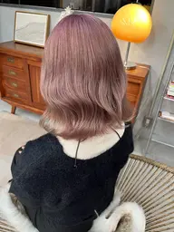 【 minimo限定 】ブリーチありWcolor ＋ うる艶treatment  / ハイトーンカラー