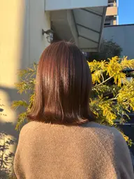 カット＋透明感カラー＋Aujuaトリートメント