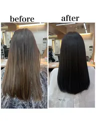 🖤リクルートカラー+1Stepトリートメント🖤黒染め使用しません！！🖤