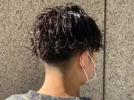 メンズカット+ツイストスパイラルパーマ
