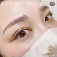 5/6 13時~限定！美眉スタイリング×ダメージレスまつげパーマ(120分)