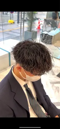【✨ミニモ限定価格✨】 メンズカット+波巻きパーマ🌀