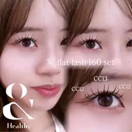 【濃さ重視✨️】ダブルフラットラッシュ🤍50set(オフ込み)