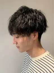 【トレンド感のパーマにしたい方】メンズパーマ+カット+トリートメント