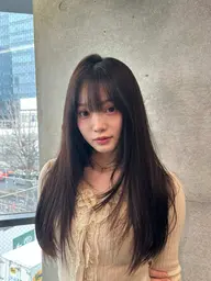 【ミニモ学割U24】学生限定価格❕❕透明感カラー+髪質改善ストレート❄️🌐