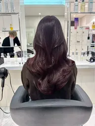 【🫧ツヤツヤカラー🫧】🥀ブリーチなしボルドー🥀✖️髪質改善TOKIO