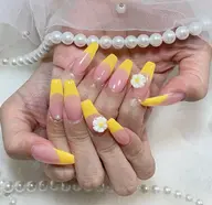 💜《チップ長さだし》フレンチ(ベースカラー選べる)✨嬉しいパーツ2個付き♪