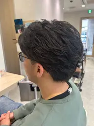 【メンズ限定】カット+フェザーパーマ