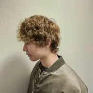 🍓新規🍓シンプルパーマスタイル