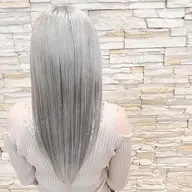 🌸予約殺到【ケアブリーチ】ファイバープレックス(リタッチ)＋フルカラー＋シルクトリートメント