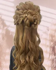 パーティーセット🤵ハーフアップ ¥3,900