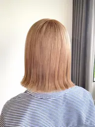 👱🏻‍♀️U24割引き🎟初めてお客様限定☝🏻💕<ケアブリーチ使用>ダブルカラー＋無料トリートメント✨(SB込)