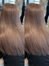 ☁️️🫧ワンカラー×ミルクティーベージュ🍼‎🤍ブリーチなしでこの柔らかさ🫧🤎ミルクティーで自然に垢抜け✨