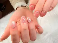 大人気✨チーク×マグネットちゅるんネイル（オフあり）