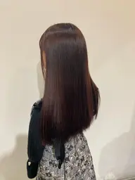 🌟🇰🇷【韓国風】小顔の顔まわりカット＋韓国風艶カラー＋潤いトリートメントサービス🇰🇷🌟🇰🇷