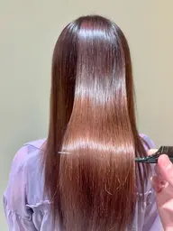 『艶カラー＋リンクトリートメント』ダメージレスカラーで艶、透明感🙆‍♀️白髪染めも⭕️