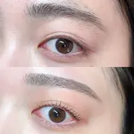 【セットメニュー料金】まつげパーマ+ BDB眉ワックス*パリジェンヌに変更可能別途料金*補足事項をしっかりお読み下さい。