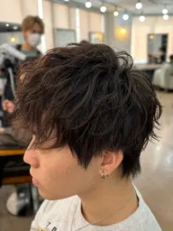 【✨ダメージケア✨】カット+ケアパーマ+炭酸泉