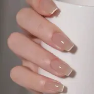 パーツ2つ無料✨【オフィスネイルにおすすめ】上品スキニーフレンチネイル👒💍