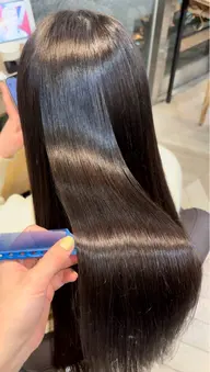 【雨の日メニュー】カット＋髪質改善縮毛矯正＋4step N.トリートメント☔️