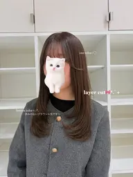 〘🎀レディース限定🎀〙似合わせカット➕超音波ケアプロトリートメント付🪞♡⌇﻿コテ巻き仕上げ໒꒱