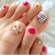 【オフ無し】 FOOT＊90分やり放題持ち込みデザインネイル