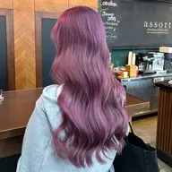 [ダブルカラー]🩶ブリーチ(ケアブリーチ、リタッチ◎)+カラー+aujua 5stepトリートメント✨