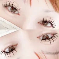 LEDフラットラッシュ100本 × まつ毛パーマ 🧸𖤐 ´- アイシャンプー、コーティング仕上げ込˚✧₊