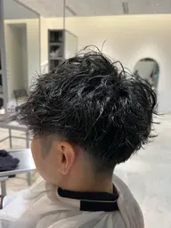 メンズカット&ツイストスパイラルパーマ