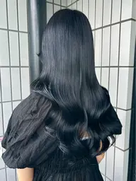 🖤就活・実習前におすすめ🖤清潔感ある暗髪カラー+艶トリートメント