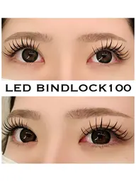 🦋LEDエクステ🦋バインドロック100束（200本）🫧オフ•仕上げコーティング込🫧オプションでアイシャンプー可
