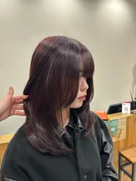 ブリーチなしW color ➕Aujuaトリートメント🪽❤️